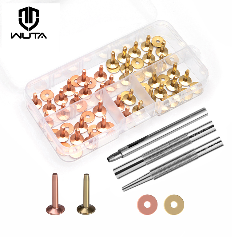 Rivet Setter Tool - WUTA 43 Adet Saf Bakır Perçin