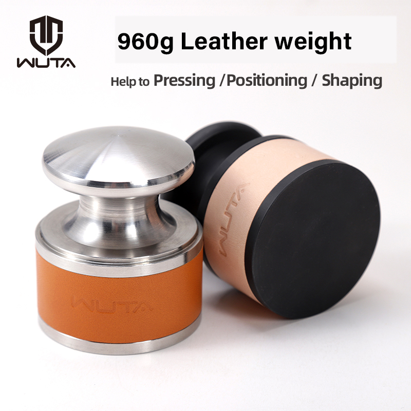 Leatherwork Hand Press - WUTA Paslanmaz Çelik 960g Deri Pres