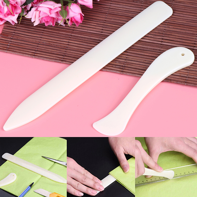 Bone Folder Tool - 2 adet/takım plastik kemik klasörü zanaat