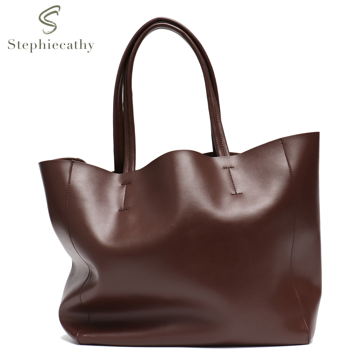 Leatherwork Designs - Kadınlar için büyük kapasiteli Tote çanta