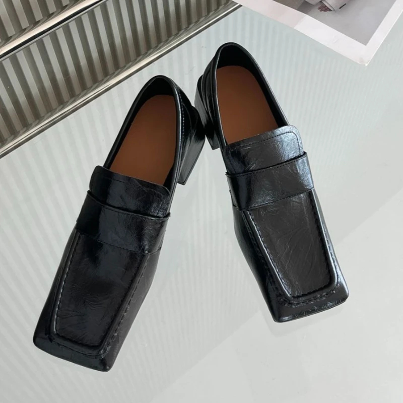 Kadın Kare Burun Kalın Topuklu - Leatherwork Designs incelemesi ve fiyatı