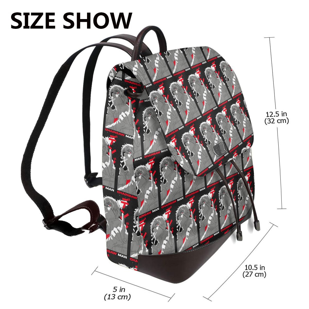 Anime Chainsaw Man Devil Kadın - Leather Work Rucksack Mens incelemesi ve fiyatı